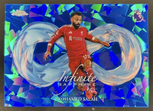 2026 Topps Chrome Infinite Sapphire Mohamed Salah CASE-HIT SSP