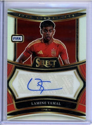 2024-25 Panini Select FIFA Lamine Yamal Auto Silver Prizm Spain