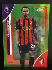 2025-26 Topps Chrome Premier League Eli Junior Kroupi Green /99