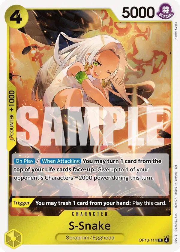 S - Snake Carrying On His Will R OP13 - 114 by Schmutzfink TCG on MYNTED