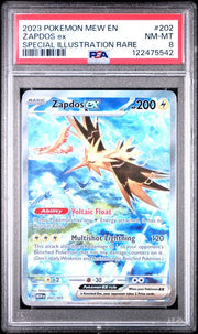PSA 8 Zapdoes ex Special Illustration Rare