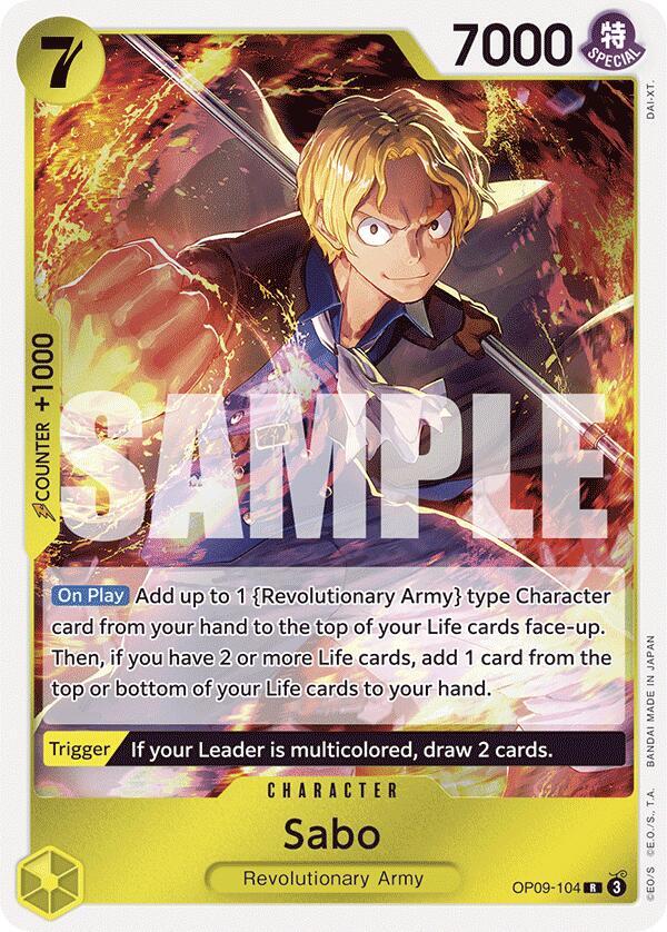 Sabo (104) Emperors in the New World R OP09 - 104 by Schmutzfink TCG on MYNTED