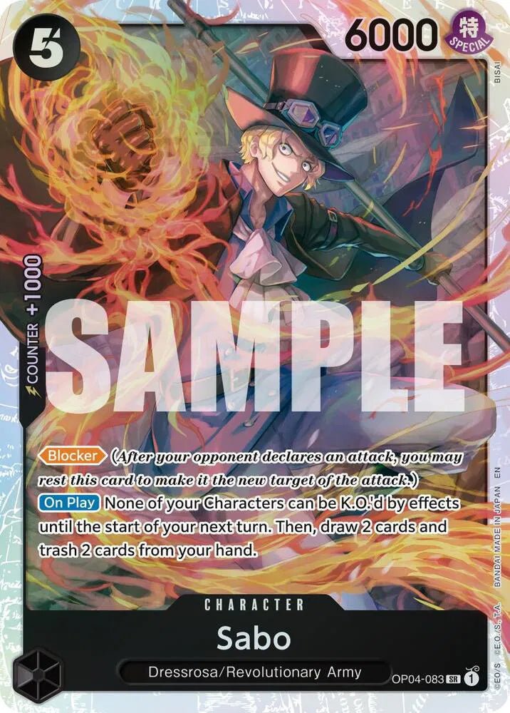 Sabo - OP04-083 (Reprint) Premium Booster -The Best- Vol. 2 SR OP04-083 by Fabio’s Black Box on MYNTED
