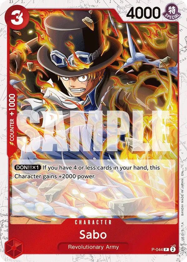 Sabo - P-044 (Pirate Foil) Premium Booster -The Best- Vol. 2 PR P-044 by Fabio’s Black Box on MYNTED