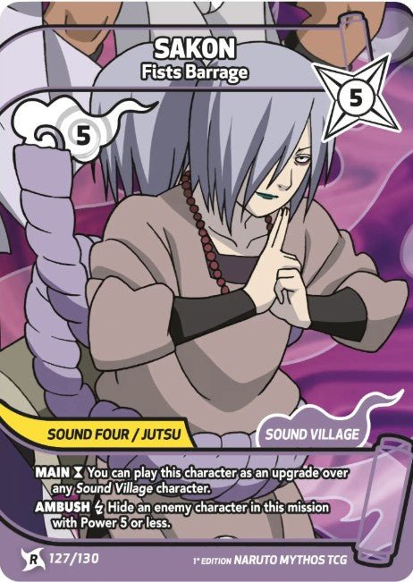 SAKON 127/130 - R - Naruto Mythos by Shaibz TCG on MYNTED