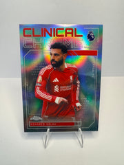 Mohamed Salah CC-19 Clinical Chrome — 2026 Topps Chrome Premier League — Liverpool FC