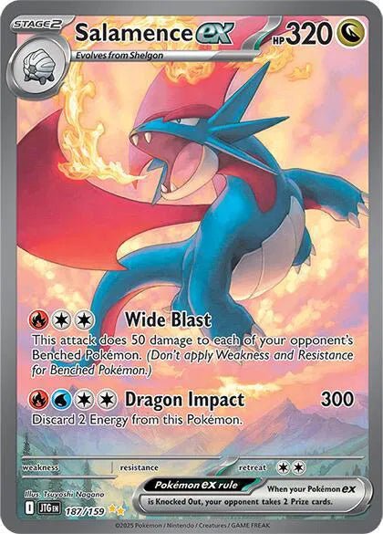Salamence ex - Journey Together - SIR 187/159 - English by MechaKai Collectibles on MYNTED