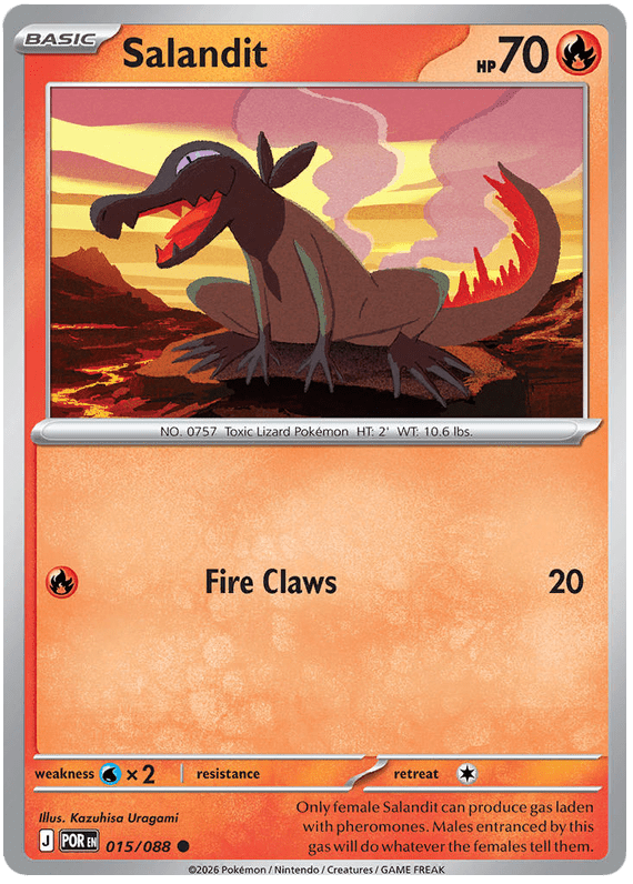 Salandit 015/088 Common | Mega Evolution – Perfect Order by Worth the XP on MYNTED