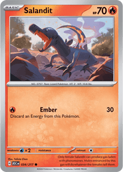 Salandit 034/217 (Ascended Heroes) by PokéPW on MYNTED