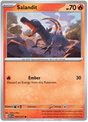 Salandit 034/217 Common | Mega Evolution – Ascended Heroes by Worth the XP on MYNTED