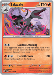 Salazzle 024/142 Uncommon | Scarlet & Violet – Stellar Crown by Worth the XP on MYNTED