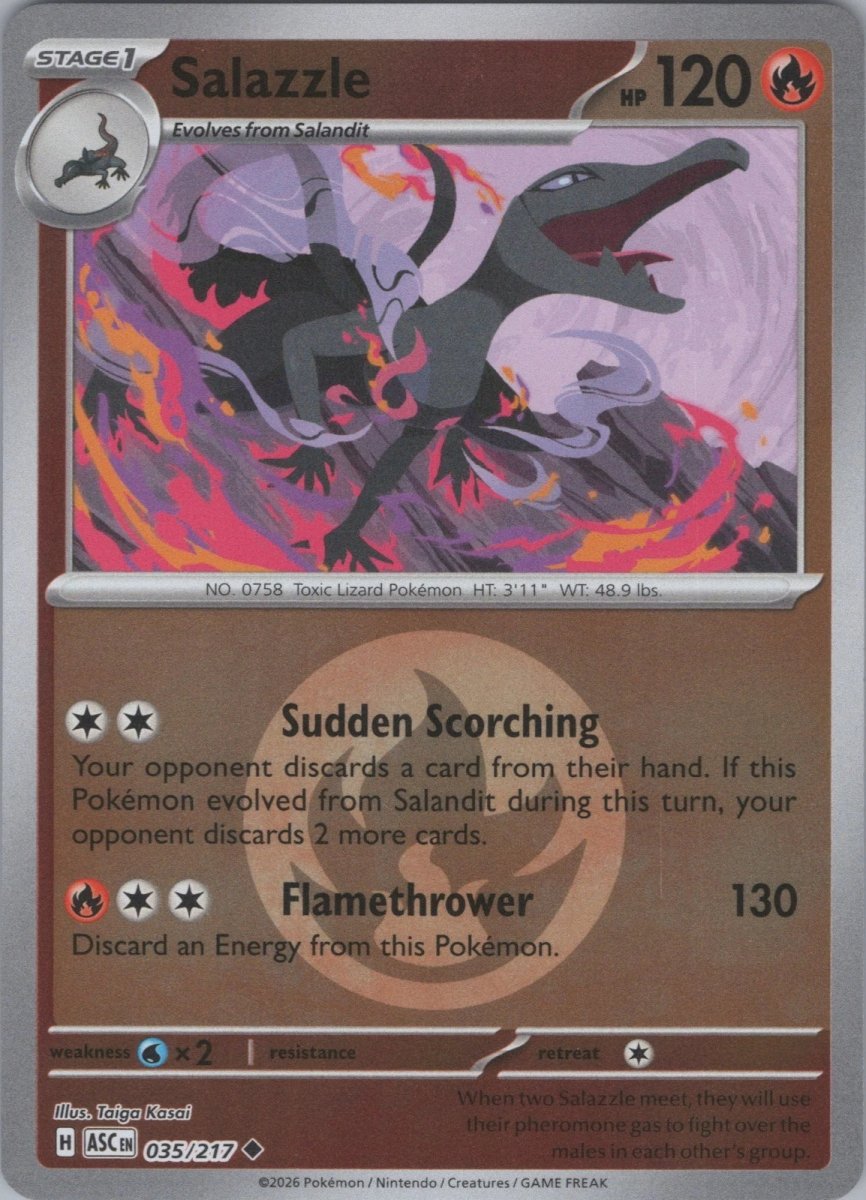 Salazzle - 035/217 (Energy Symbol Pattern) - ME: Ascended Heroes (ASC) by SAFAQATI on MYNTED