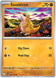 Sandshrew 068/132 Reverse Holo | Mega Evolution by Worth the XP on MYNTED