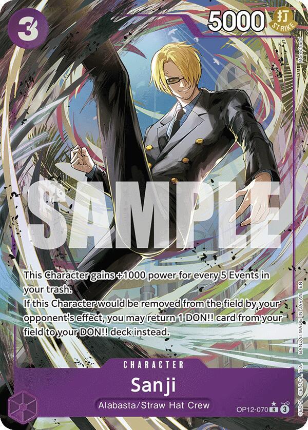 Sanji (070) (Alternate Art) Legacy of the Master R OP12-070 by Nekohime TCG on MYNTED