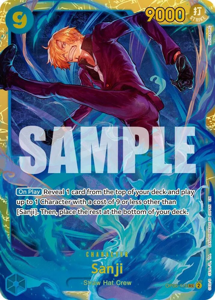 Sanji - OP06-119 (Reprint) Premium Booster -The Best- Vol. 2 SEC OP06-119 by Fabio’s Black Box on MYNTED