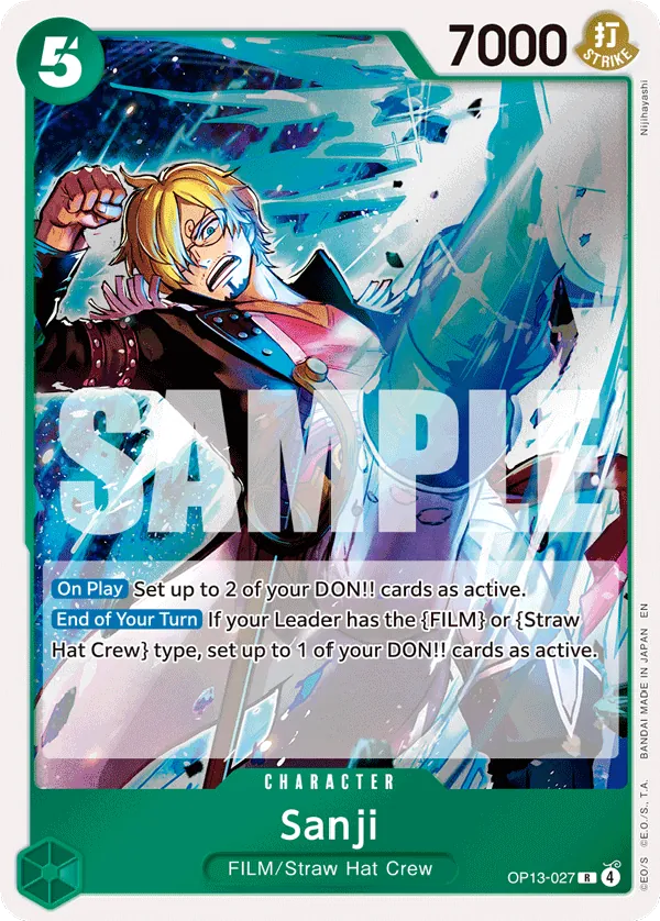 Sanji OP13 SR English by Coolectibles on MYNTED