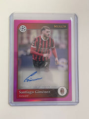 Santiago Gimenez - 2024 - 25 Topps Merlin UEFA Champions League Auto /199 by Card Market Ahuy on MYNTED