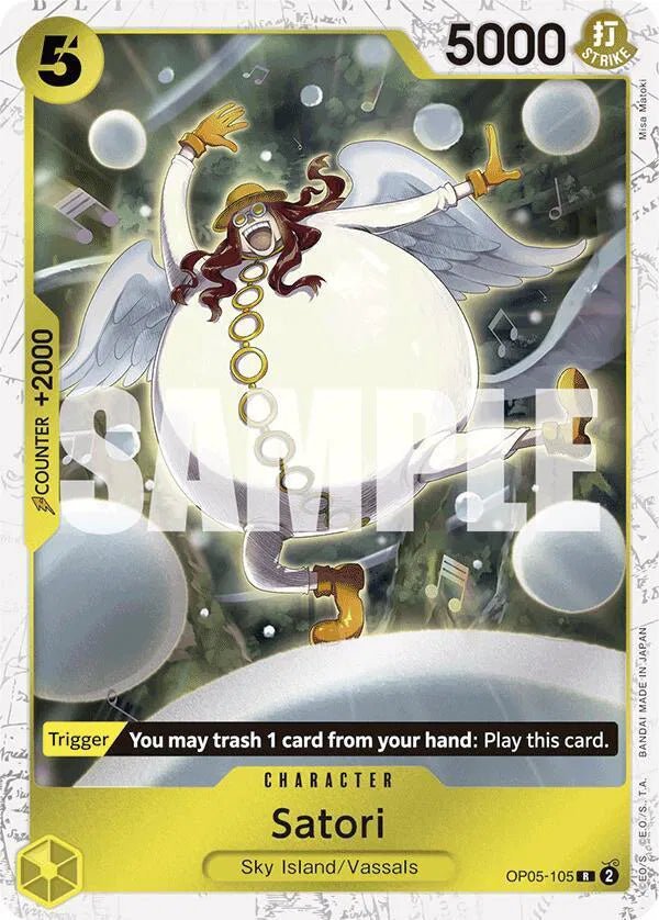 Satori (Jolly Roger Foil) Premium Booster R OP05 - 105 by Schmutzfink TCG on MYNTED