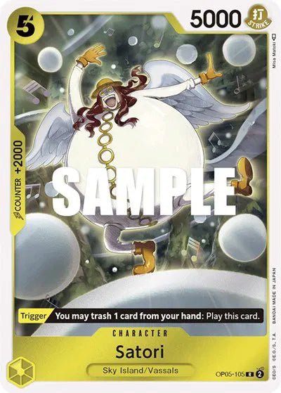 Satori (Reprint) Premium Booster R OP05 - 105 by Schmutzfink TCG on MYNTED