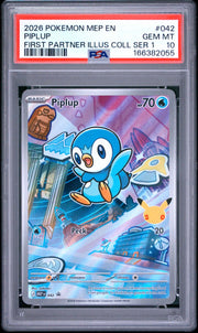 PSA 10 Piplup Mega Evolution Promos Promo 042