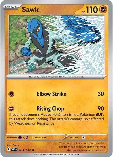 Sawk - 049/086 - Reverse Holofoil