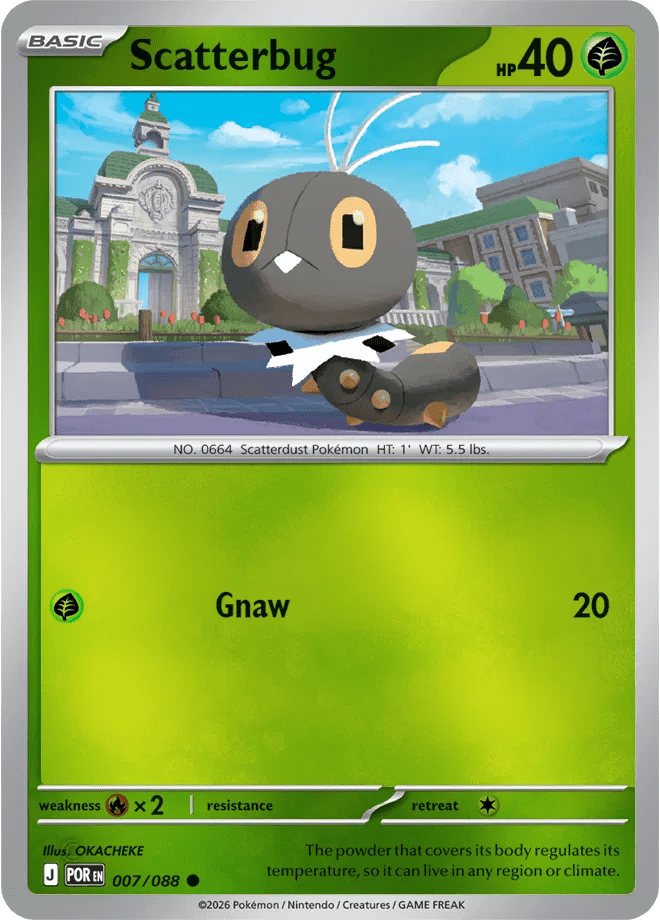 Scatterbug 007 Rev Holo - Perfect Order by PokéPW on MYNTED