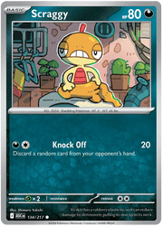 Scraggy 134/217 Common | Mega Evolution – Ascended Heroes by Worth the XP on MYNTED