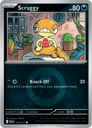 Scraggy (Energy Symbol Pattern) Ascended Heroes Common 134/217 by Shark Pop Culture on MYNTED