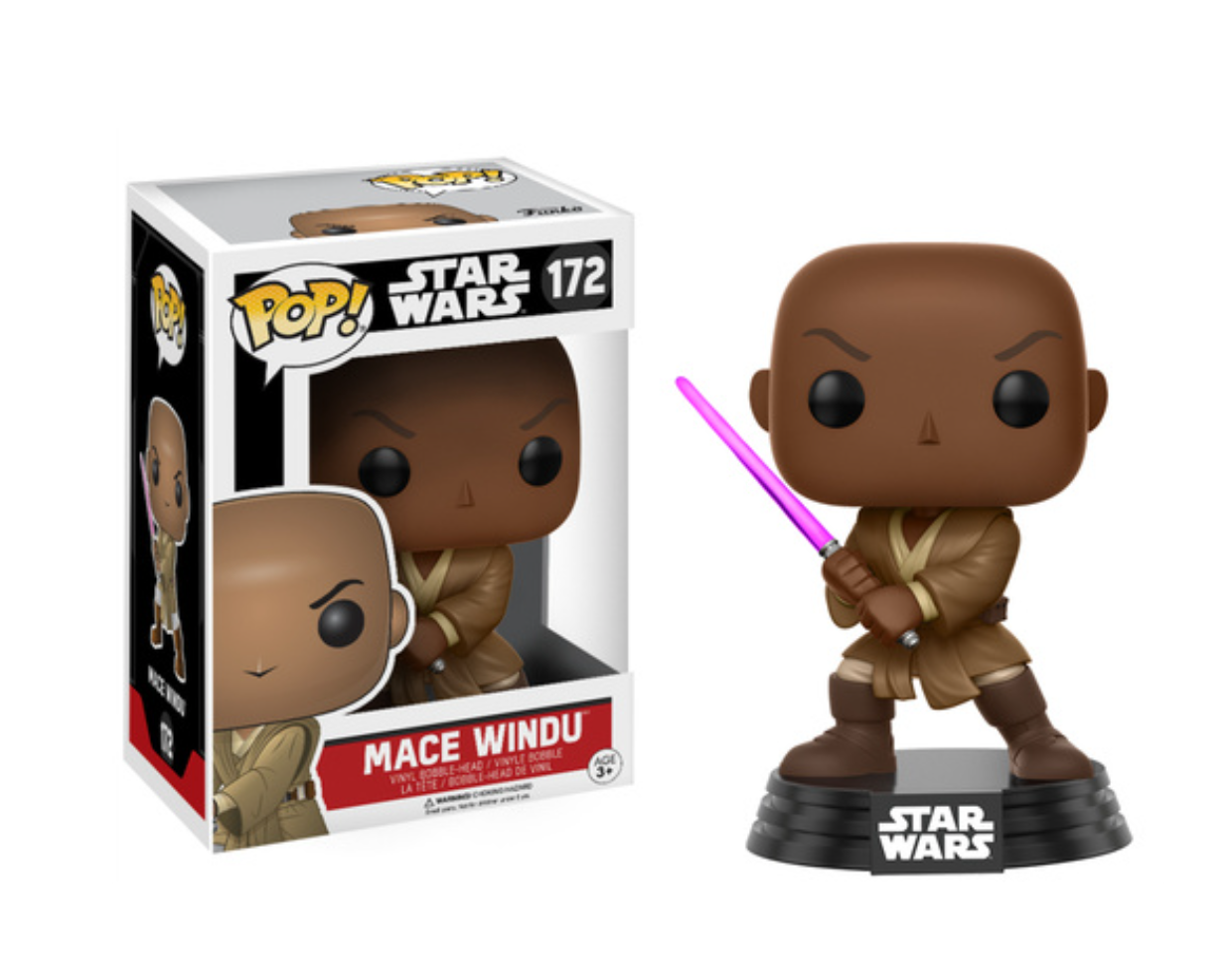 Funko POP! Movies: Star Wars - Mace Windu, Special Edition Exclusive