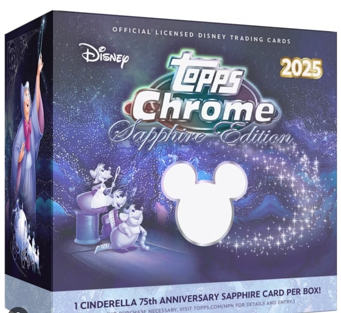 2025 Topps Chrome Disney Sapphire