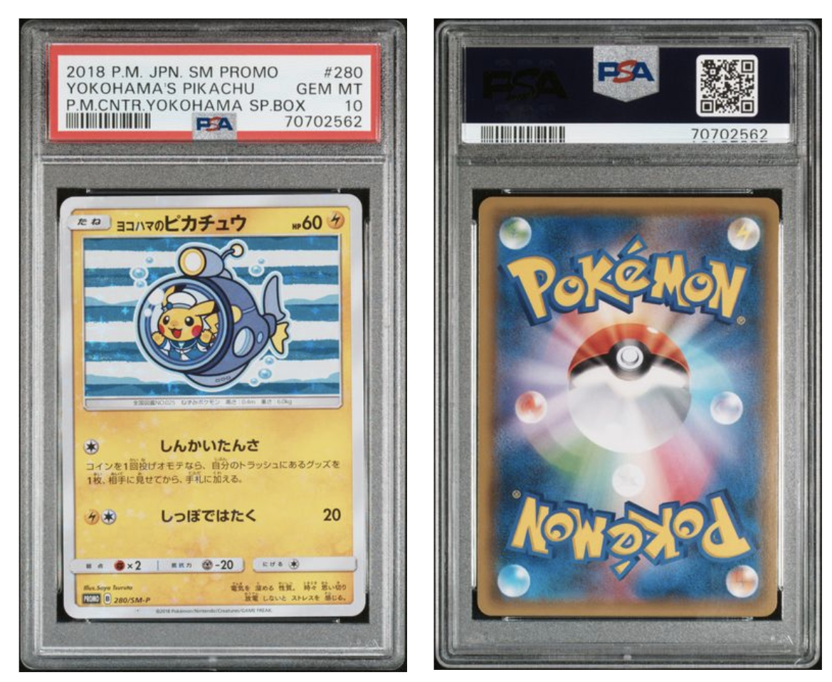 PSA 10 Pokémon Yokohama's Pikachu#280 SM Promo (Japanese)