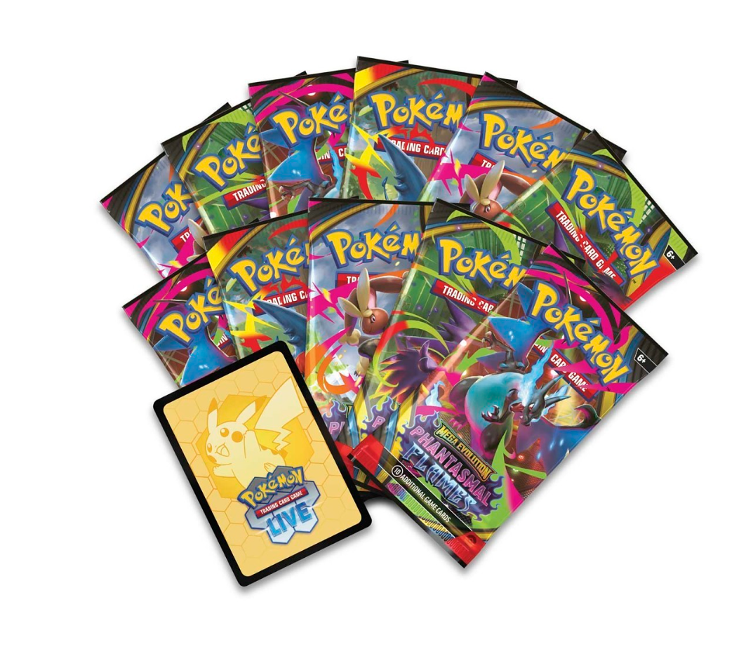 Pokemon TCG Mega Evolution Phantasmal Flames Pokemon Center Edition Elite Trainer Box