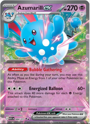 Azumarill Ex #84 Pokemon Ascended Heroes