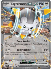 Togedemaru Ex #149 Pokemon Ascended Heroes