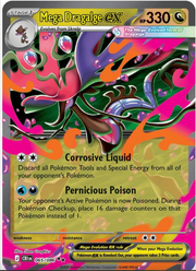 Mega Dragalge Ex #65 Pokemon Chaos Rising