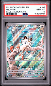 PSA 10 Meowth Phantasmal Flames