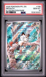 PSA 10 Meowth Phantasmal Flames