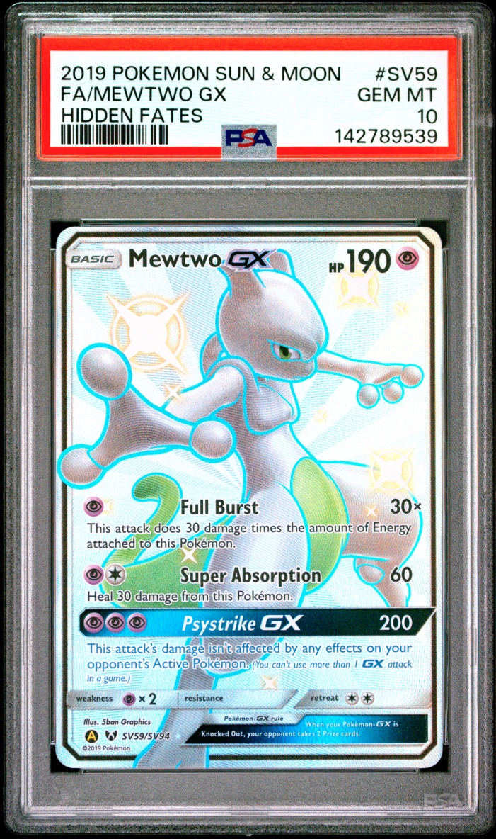 PSA 10 Mewtwo GX