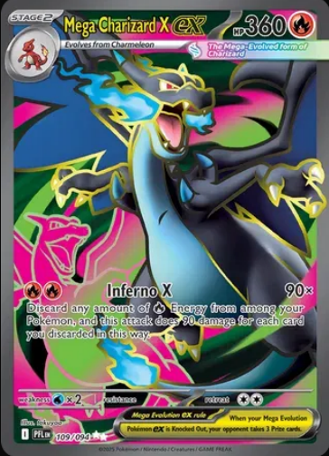 Mega Charizard X ex 109/094 -Phantasmal Flames