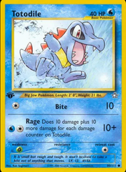 Totodile (1st Edition) 80/111 - Neo Genesis