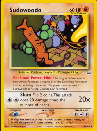 Sudowoodo 26/64 - Neo Revelation