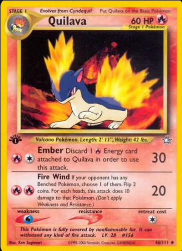 Quilava (1st Edition) 46/111 - Neo Genesis