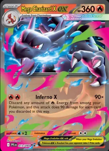 Mega Charizard X ex 013/094 - Phantasmal Flames