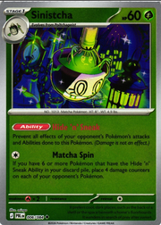 Sinistcha 006/084 Pitch Black Reverse Holo Rare