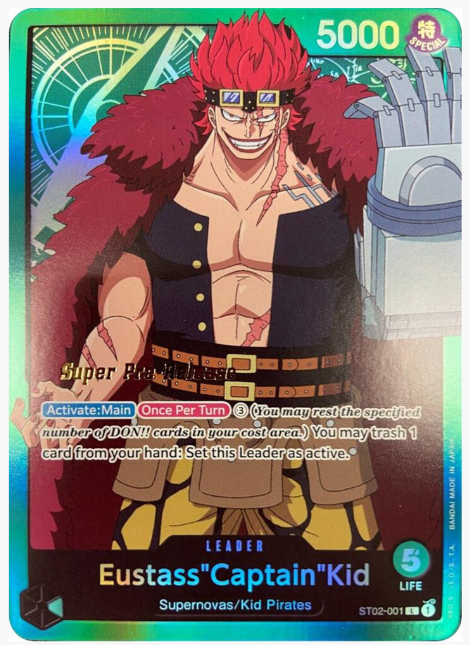Eustass"Captain"Kid (001) - Super Pre-Release Starter Deck 2: Worst Generation