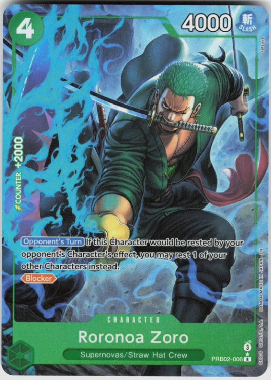 Roronoa Zoro - PRB02-006 (Alternate Art)