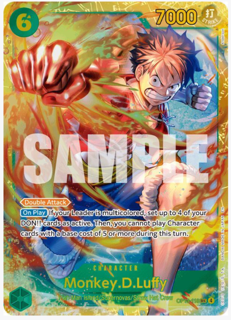 Monkey.D.Luffy (OP13-118) - Carrying On His Will (OP13)