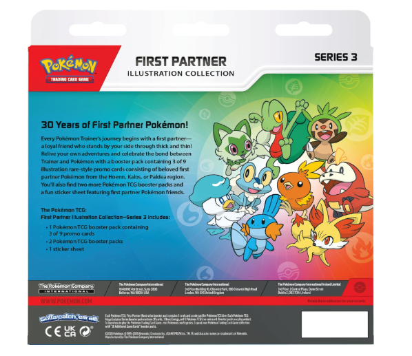 Pokémon TCG: First Partner Illustration Collection—Series 3