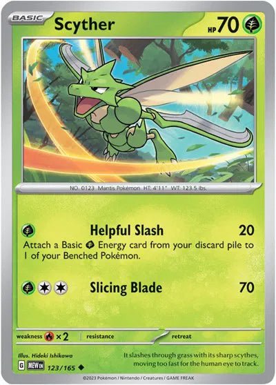 Scyther - 123/165 - Normal by The Archive Stop on MYNTED