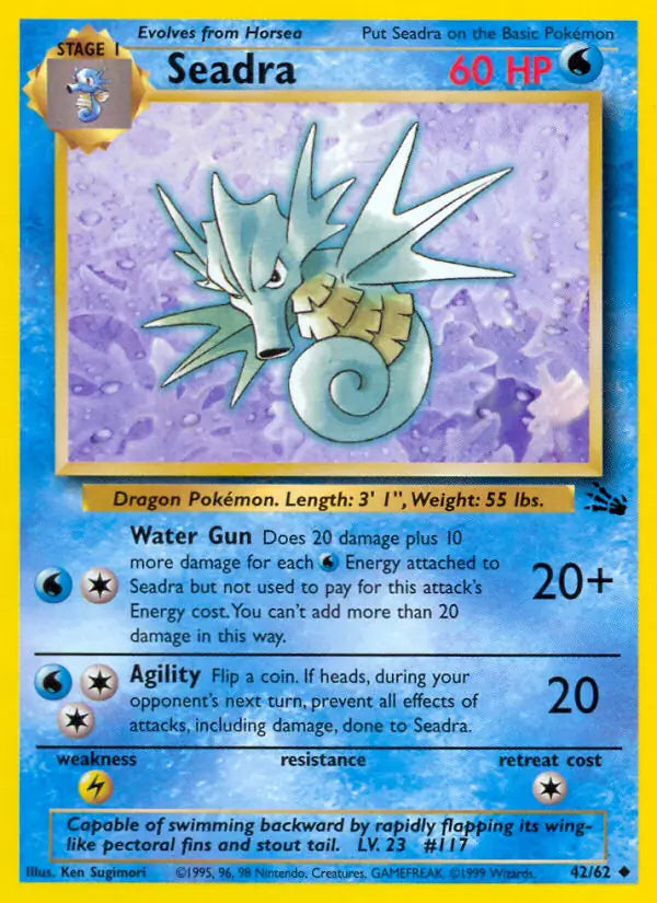 Seadra - 42/62 (Fossil)